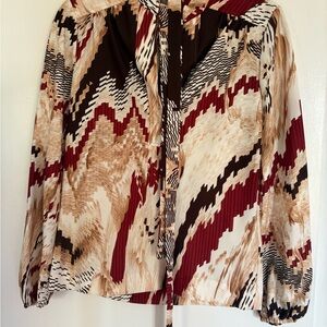 Vintage Stylish Multicolor Women's blouse